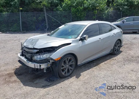 2018 Honda Civic Sport z USA, uszkodzony, nr VIN SHHFK7H49JU421821